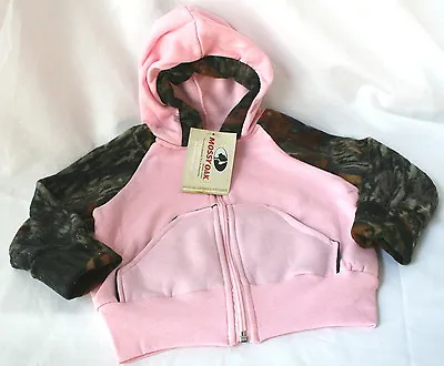 Mossy Oak Camo Pink Baby Toddler Sweatshirt Jacket Camouflage Hooded  • $27.95