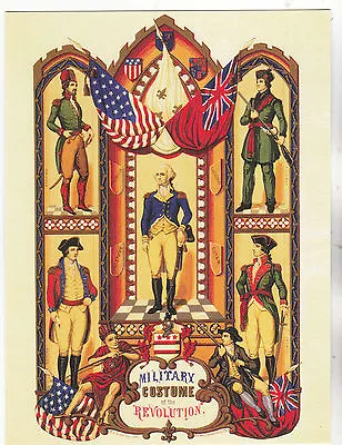  Military Costumes Of The Revolution  ...(Postcard)-  {H4} • $4.63