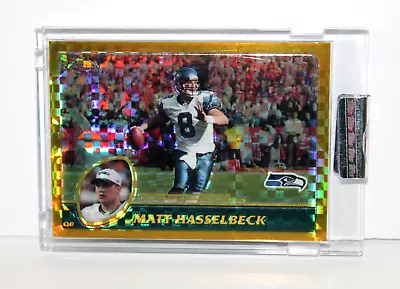 2003 Topps Chrome Matt Hasselbeck GOLD Xfractor  /101   Factory Sealed   #79 • $19.95