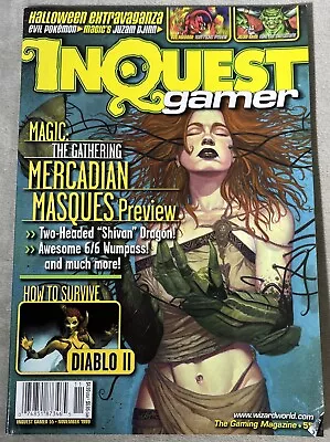 Inquest Gamer 55 Magazine November 1999 Diablo II Magic The Gathering • $12.99