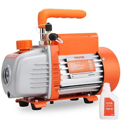VEVOR 3.5CFM Vacuum Pump 150W HVAC Rotary Vane Air Conditioning Vacuum Pump • $50.49