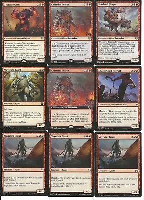 Berserker Giants MTG Magic Gathering Custom Casual 60 Card Deck • $14.99