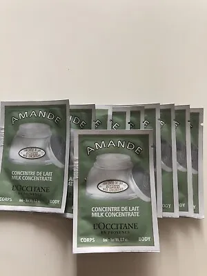L’Occitane Almond Milk Concentrate Pack Of 10 Samples (.2 Oz Each Sample) • $9