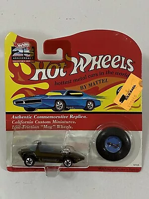 Hot Wheels 1:64 25th Anniversary Red Line #5715 Silhouette Mattel 1992 Vintage • $44.95