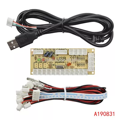 1-2 Set No Delay LED Arcade MAME Encoder USB To PC 5Pin Joystick PCB Board New • $5.22