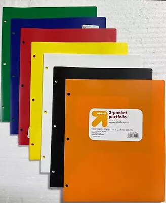 2 Pocket Plastic Folder - Up & Up™ !BUY MORE AND SAVE$$$$ 7PCS AND 5 PCS • $1.99