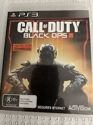 Call Of Duty: Black Ops III (Sony PlayStation 3 2015) • $24.95