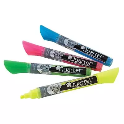 Quartet Glass Whiteboard Markers Dry Erase Markers Neon 4 Pack 79551 • $14.39