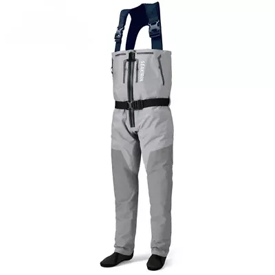 Breathable ZipFront Chest Fishing Waders Waterproof Zippered Stockingfoot Waders • $166.88