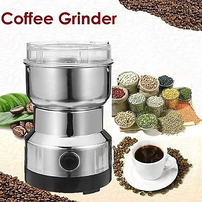 Electric Coffee Grinder Coffee Bean Nut Spice Milling Grinding Machine Blender • $25.49