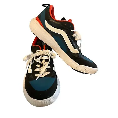 Vans Tennis Shoes Black/Orange/Teal Men’s 8 Women’s 9.5 • $16.20