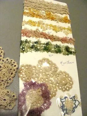CLEARANCE SALE - Lot Of Vintage Tatting Lace Trim • $9.95