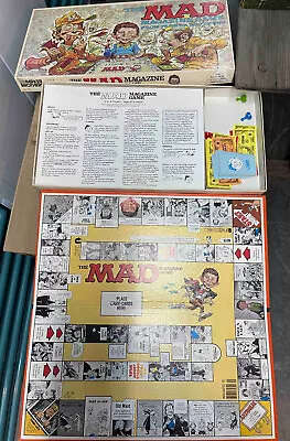 Vintage 1979 The MAD Magazine Board Game By Parker Brothers • $10