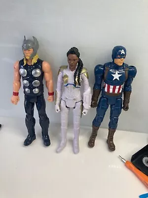 Marvel Figures 12 Inch Figures Avengers Captain America Thor & Valkyrie • £3.99