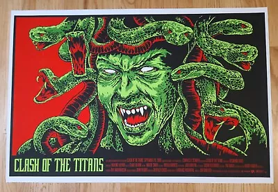 Ken Taylor Clash Of The Titans 2009 Mondo Screenprint Poster - Limited Edition • $250