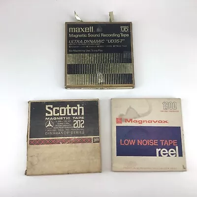 Reel To Reel Tapes Lot Of 3 Assorted Untested • $9.97