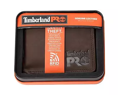 Timberland PRO Men's Genuine Leather RFID Bifold Wallet • $22.99