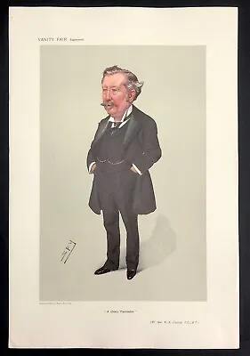 Vanity Fair Print CHEERY PAYMASTER Rt. Hon. R. K. Causton  Original 1901 • £12.37