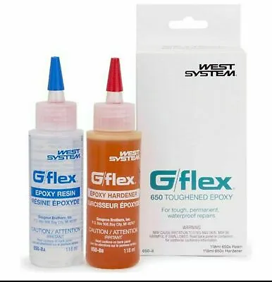 $30.83 • Buy WEST SYSTEM G/Flex 650 Epoxy (2-4oz)