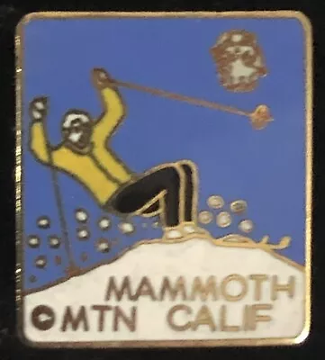 Mammoth Mountain Skiing Ski Pin CA Resort Souvenir Travel Lapel • $18.95