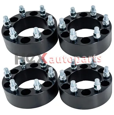 4x 2  6x5.5 Black Wheel Spacers Fits Chevy Tahoe Silverado 1500 Suburban GMC • $84.99