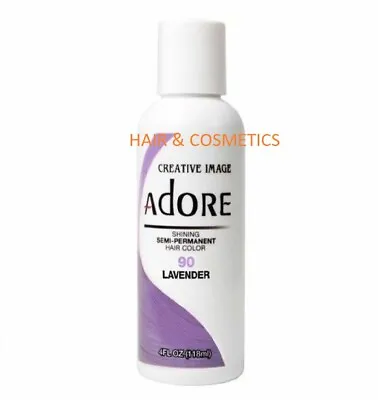 2X ADORE SEMI PERMANENT HAIR COLOUR / HAIR DYE ALCOHOL FREE 118ml-FAST UK POST! • £12.95