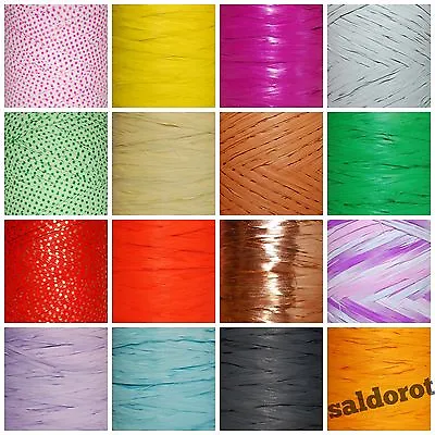 £0.99 • Buy Many Colours * Raffia Ribbon * Gifts Wrapping * Crafts * Scrapbooks * Party * 