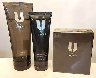Avon U By UNGARO GIFT LOT Eau D Toilette Spray Shower Gel Aftershave Conditioner • $69.92