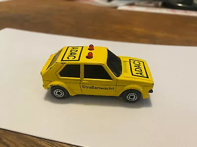 MC Toy Volkswagen VW Golf GT1 Diecast Car Road Side Assistance Yellow • $26