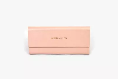 Karen Millen Stylish Powder Pink Triangular Glasses Sunglasses Hard Case • £8