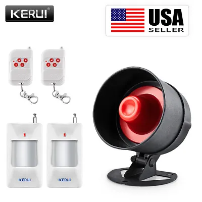 Wireless Home Alarm System Security Garage Burglar Standalone PIR Motion Detect • $28.48