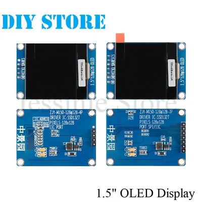 1.5 Inch OLED Module Screen LCD LED Display Module 128*128 SSD1327 SPI/IIC I2C • $9.16