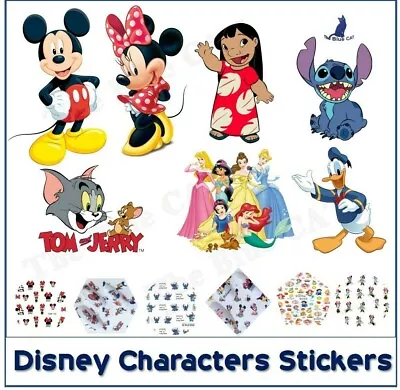 Nail Art Stickers  Disney Characters Minnie & Mickey Mouse Donald Duck Stitch  • $2.42