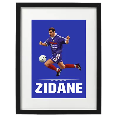 Zinedine Zidane France Art Print / Poster • $12.42