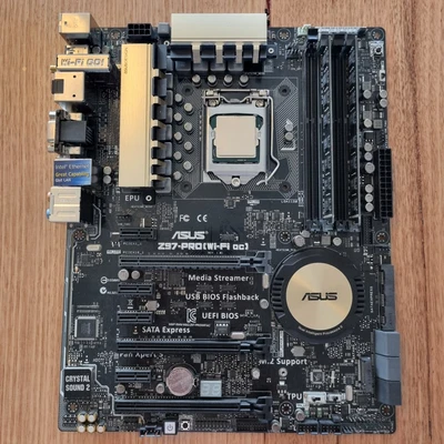 $50 • Buy FOR PARTS ONLY -  ASUS Z97-PRO Intel Core I5-4690K G-Skill 2x4 GB DDR3 RAM