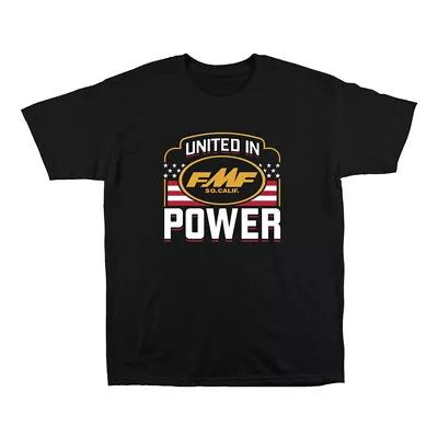FMF Racing United In Power Black Short Sleeve Tee Shirt Men's Sizes SM - XL • $22.99