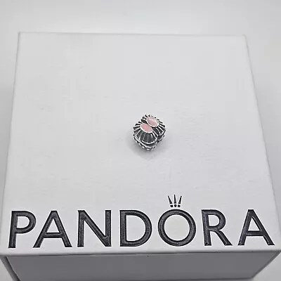 Genuine Pandora Pink Enamel Oyster Clip Charm ALE 925 #790578EN24 • £18