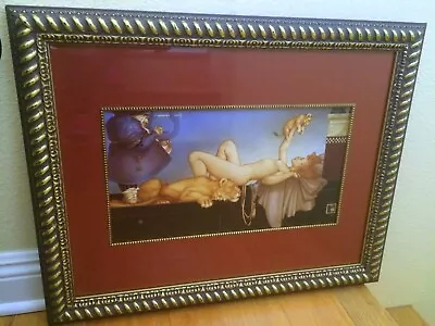 Michael Parkes Dawn 27.5x21.5 Professionally Framed And Matted  • $499
