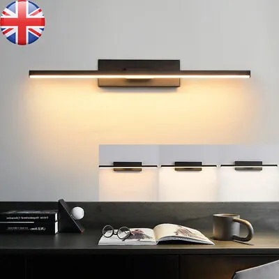 Dimmable Adjustable LED Wall Sconce Light Living Room Bedroom Bedside Lamp Decor • £17.88