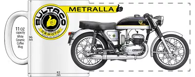 Bultaco Metralla Motorcycle  High Detailed  Image Coffee Mug • $25