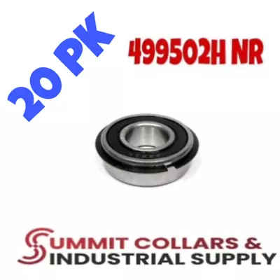 (20) 499502H 99502H-NR Ball Bearing W/Snap Ring 5/8 X1-3/8 X7/16  • $25.99