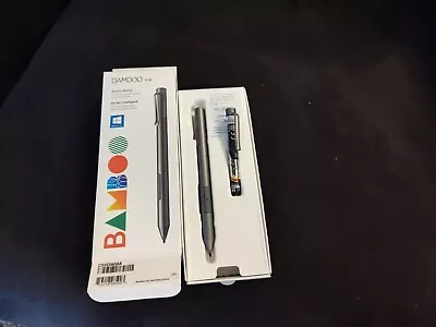 Wacom Bamboo Ink 2nd Smart Stylus Aluminum Grey Small CS323AG0A -Windows Ink  • $18.99