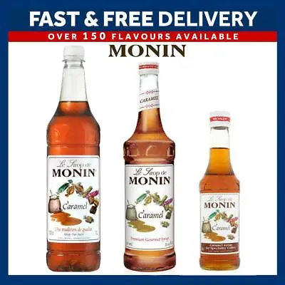 £7.29 • Buy MONIN Premium Coffee Syrups - Multiple Flavours & Sizes - As Used By Costa