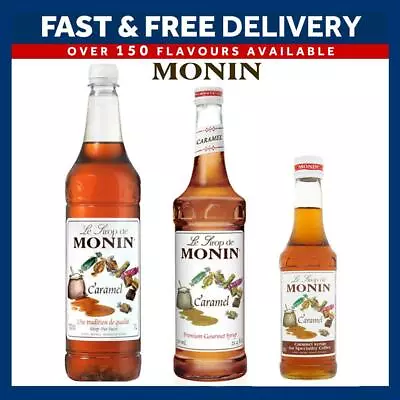 MONIN Premium Coffee Syrups - Multiple Flavours & Sizes - As Used By Costa • £12.69