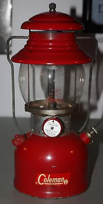 Coleman 200a  Cherry  Single Mantle Lantern - Dated October 1962 • $80