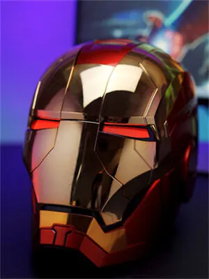 Iron Man MK5 1:1 Helmet Wearable Voice-control Mask Cosplay Golden Ver AUTOKING  • $189