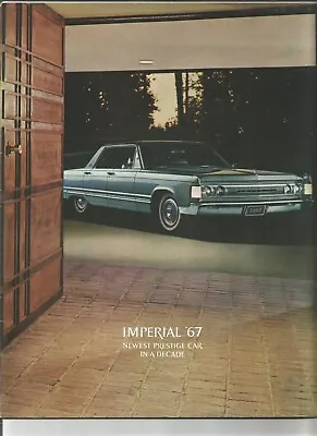 Original 1967 Chrysler Imperial  Sedan Crown And LeBaron Dealer Sales Brochure • $7.95