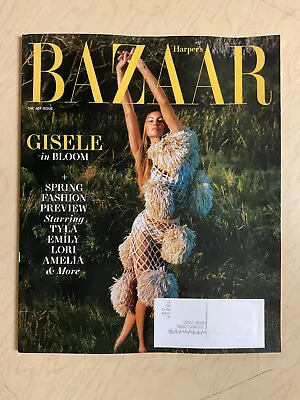 February 2024 Harper Bazaar Gisele Bundchen Sexy Cover + Emily Ratajkowski • $9.99