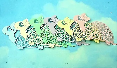 Die Cut Cuts Baby Turtles Tortoise X 6 Mixed Colour New Baby Baby Shower Topper • £1.20