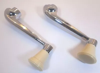 $33.85 • Buy Window Cranks Winders Chrome W/ Ivory Knob Volkswagen T1 Bug Beetle 1953-1966